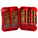 Hex Shank TiN Set 1/16in - 1/2in  29pc