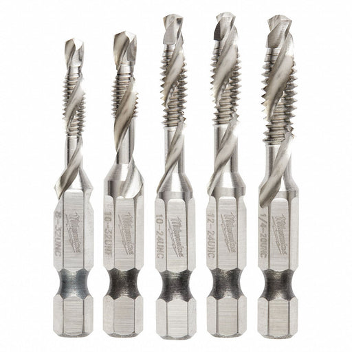 Drill Tap Countersink Set UNC UNF 5