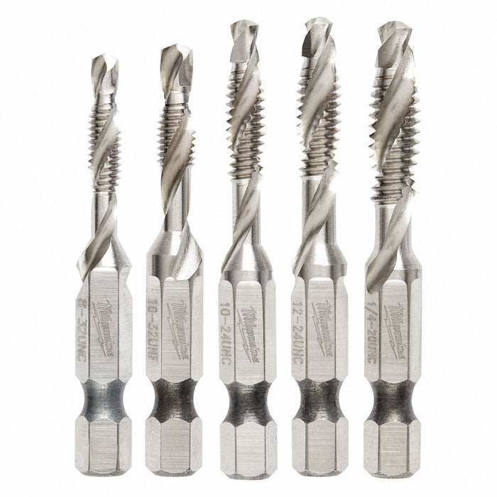 Drill Tap Countersink Set UNC UNF 5