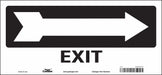 Safety Sign 6 1/2 in x 14 in Vinyl