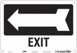 Safety Sign 7 in x 10 in Polyethylene