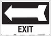 Safety Sign 10 in x 14 in Polyethylene
