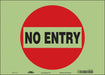 Safety Sign 10 inx14 in Glow Vinyl