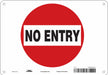Safety Sign 7 inx10 in Polyethylene