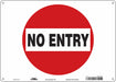 Safety Sign 10 inx14 in Polyethylene