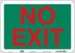 Safety Sign 10 in x 14 in Aluminum