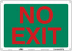 Safety Sign 10 in x 14 in Polyethylene