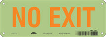 Safety Sign 3 1/2 x 10 in Polyethylene