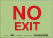 K2119 Safety Sign 5 in x 7 in Glow Vinyl