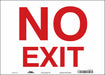 J7055 Safety Sign 10 in x 14 in Vinyl