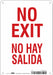 Safety Sign 10 in x 7 in Aluminum