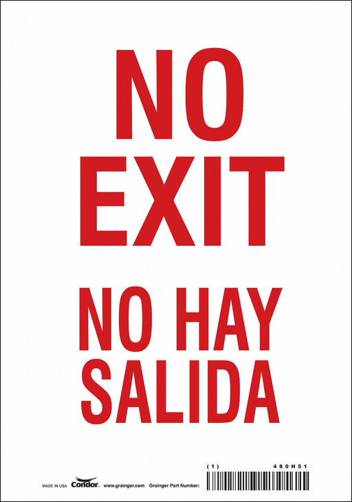 Safety Sign 10 in x 7 in Vinyl