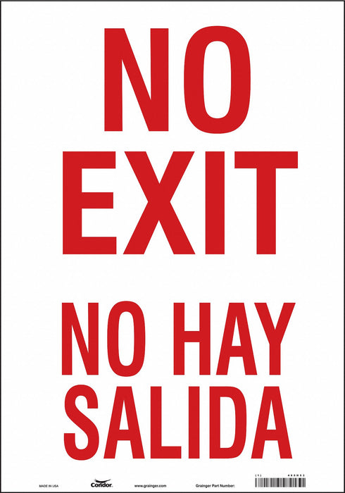 Safety Sign 20 in x 14 in Vinyl