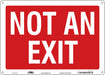 Safety Sign 10 in x 14 in Aluminum