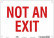 Safety Sign 7 in x 10 in Aluminum