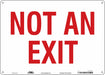 Safety Sign 10 in x 14 in Aluminum