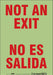 Safety Sign 10 in x 7 in Glow Vinyl