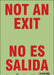 Safety Sign 14 in x 10 in Glow Vinyl
