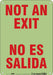 Safety Sign 10 in x 7 in Polyethylene