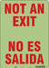 Safety Sign 14 in x 10 in Polyethylene