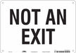 Safety Sign 7 in x 10 in Aluminum
