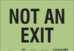 Safety Sign 7 in x 10 in Glow Vinyl