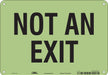 Safety Sign 7 in x 10 in Polyethylene