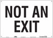 Safety Sign 10 in x 14 in Polyethylene