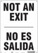 Safety Sign 14 in x 10 in Aluminum