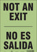 Safety Sign 14 in x 10 in Glow Vinyl