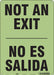 Safety Sign 14 in x 10 in Polyethylene