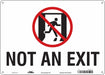 Safety Sign 10 in x 14 in Aluminum