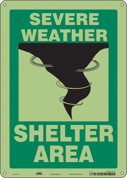 K1737 Safety Sign 14 in x 10 in Polyethylene