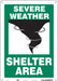 K1737 Safety Sign 14 in x 10 in Polyethylene