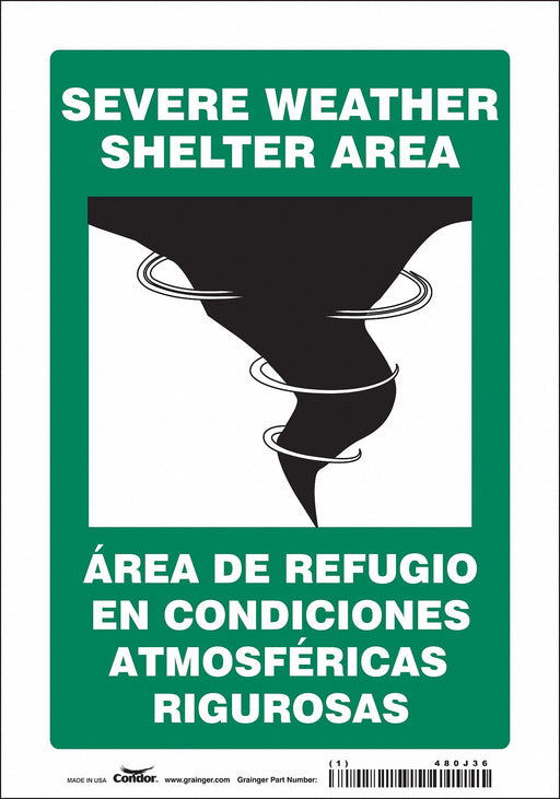 Safety Sign 10 in x 7 in Vinyl