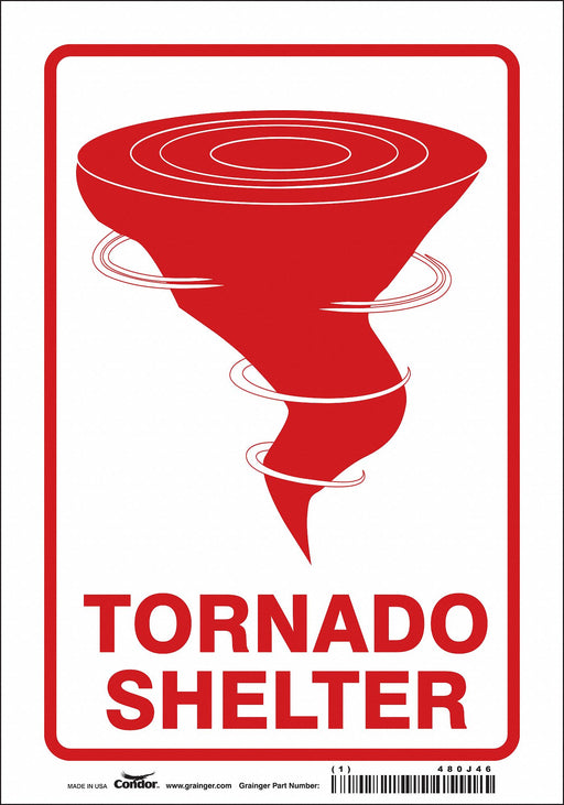 K1739 Safety Sign 10 in x 7 in Vinyl