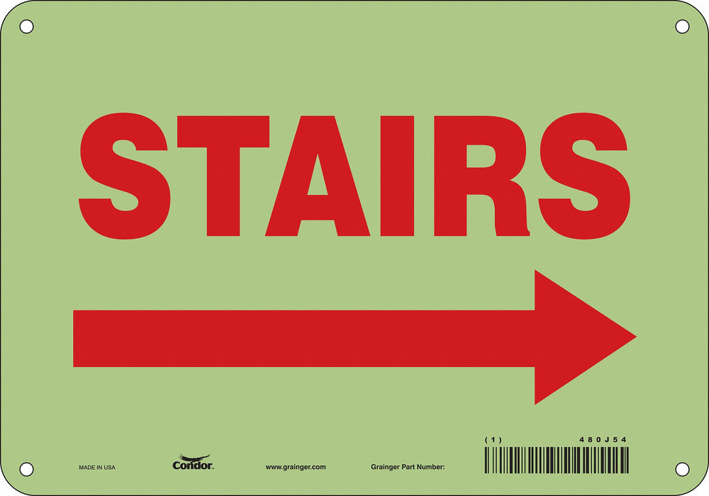 Safety Sign 7 in x 10 in Polyethylene