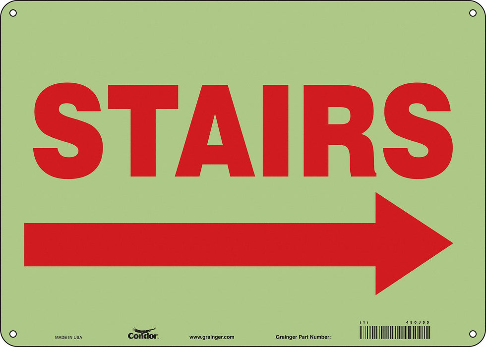 Safety Sign 10 in x 14 in Polyethylene