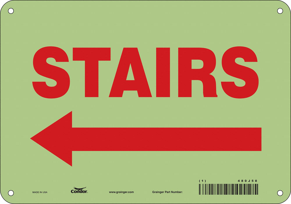 Safety Sign 7 in x 10 in Polyethylene
