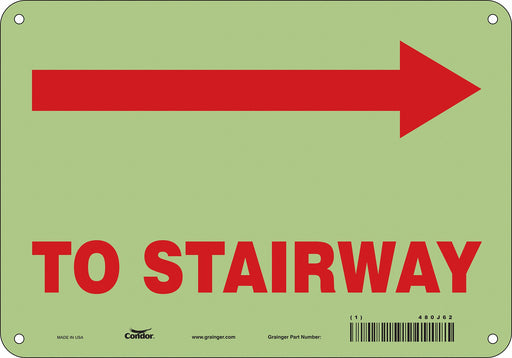 Safety Sign 7 in x 10 in Polyethylene