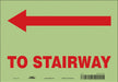 Safety Sign 7 in x 10 in Glow Vinyl