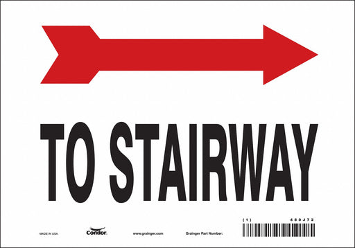 Safety Sign 7 in x 10 in Vinyl