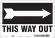 Safety Sign 7 in x 10 in Aluminum