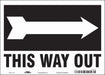 Safety Sign 10 in x 14 in Vinyl
