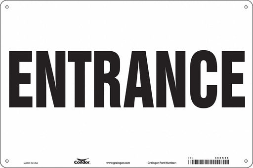 Safety Sign 24 in x 36 in Aluminum