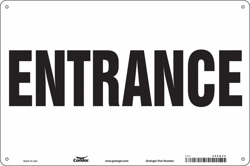 Safety Sign 24 in x 36 in Polyethylene