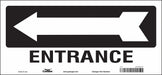 Safety Sign 6 1/2 in x 14 in Vinyl
