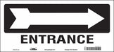 Safety Sign 6 1/2 in x 14 in Vinyl
