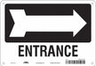 Safety Sign 7 in x 10 in Polyethylene