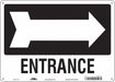 Safety Sign 10 in x 14 in Polyethylene